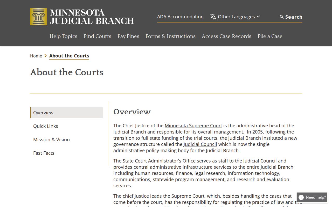 Le Sueur County court docket Minnesota court structure