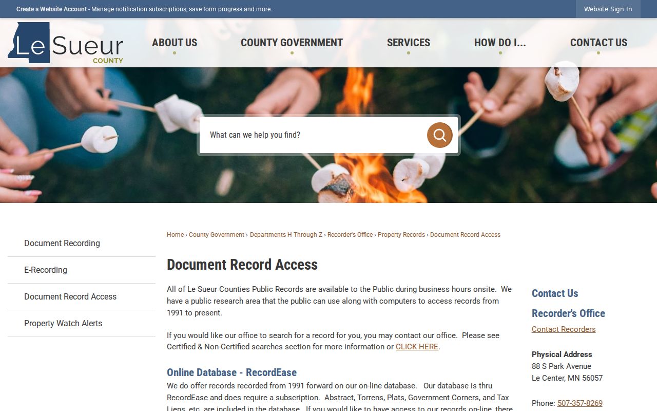 Le Center recorder record source separate from court docket