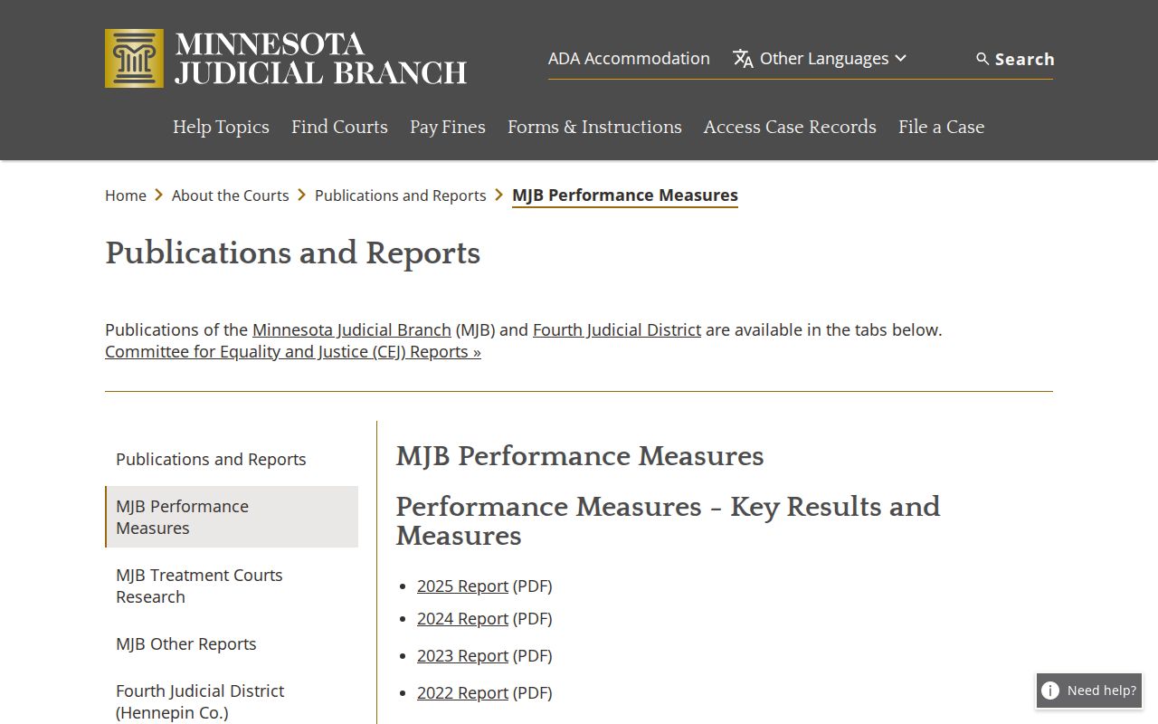 Waterville court record statewide judicial performance source